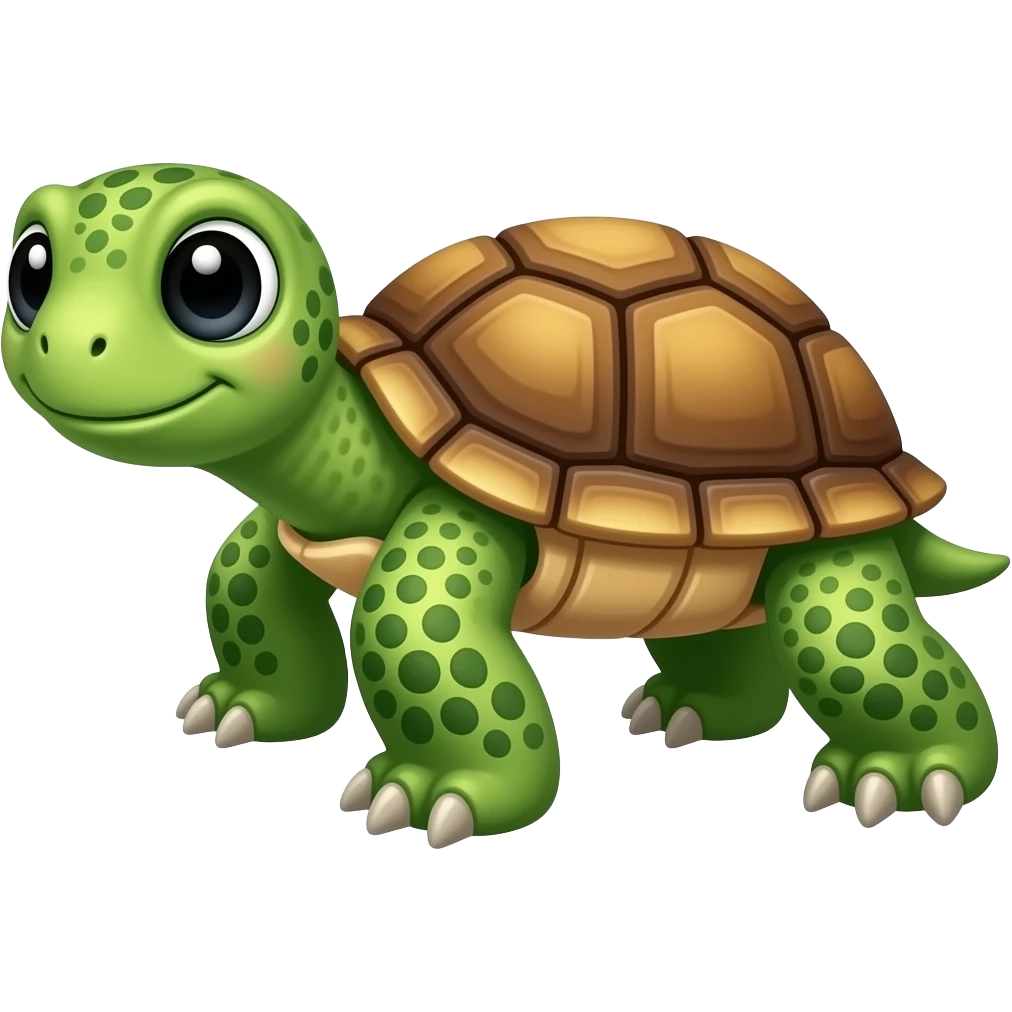 Turtle crawling emoji