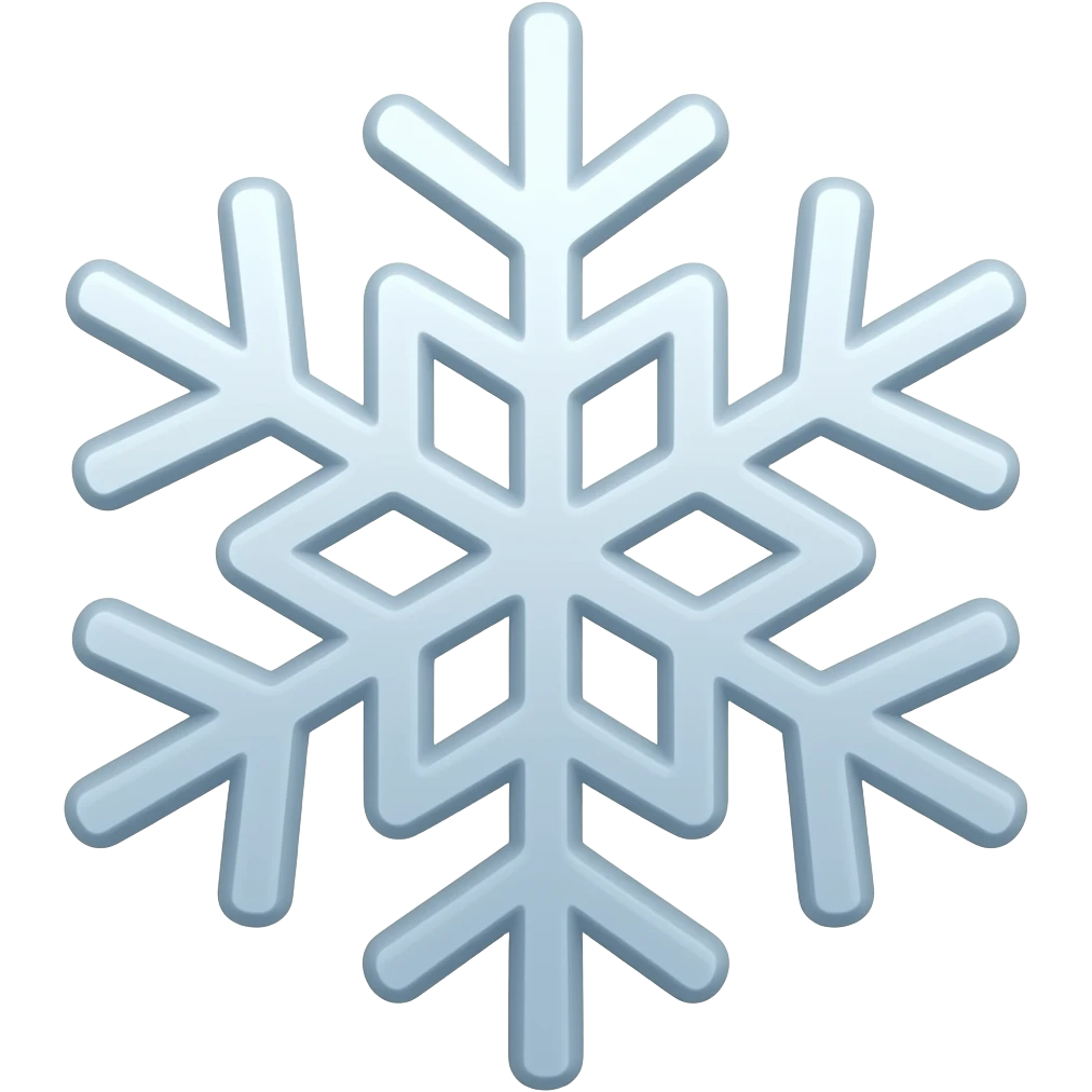 Snow emoji