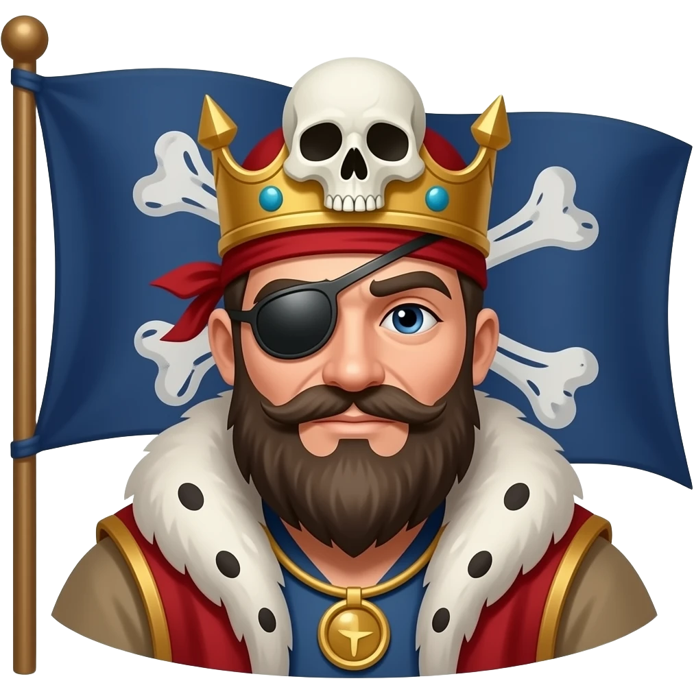 👑💀🏴‍☠️ emoji