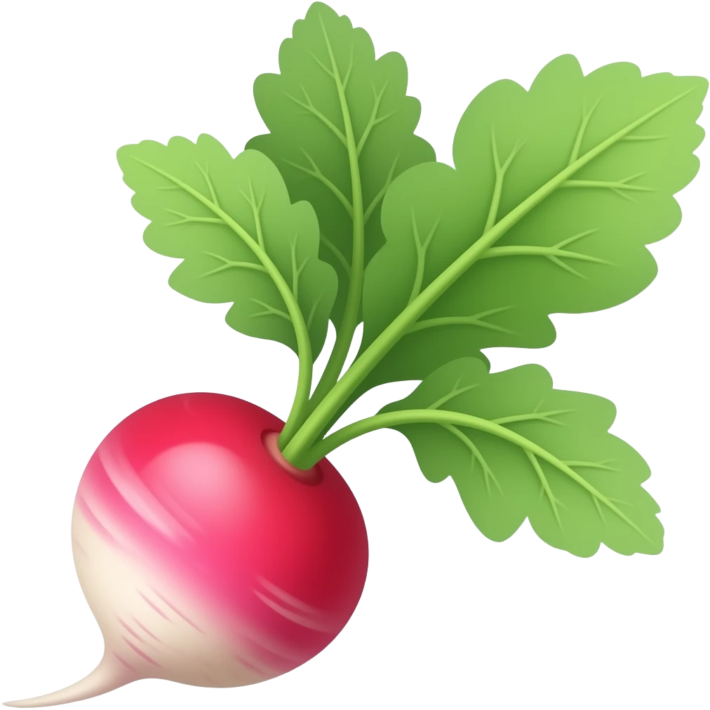 Radish emoji