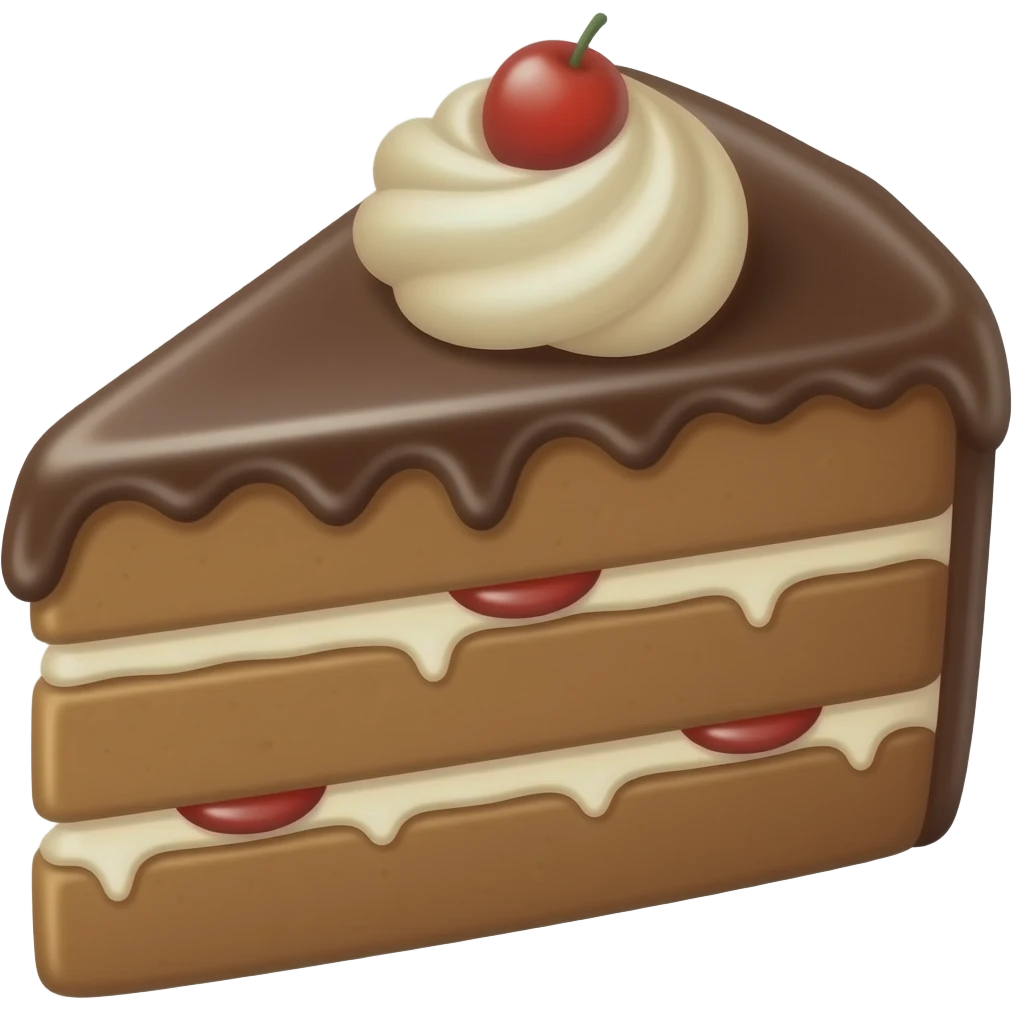Cake socola emoji