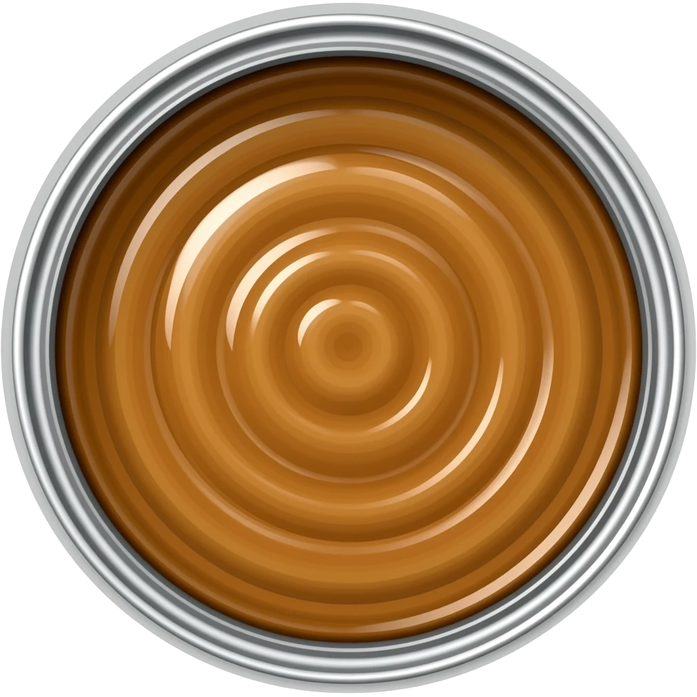 Wood varnish in a tin emoji