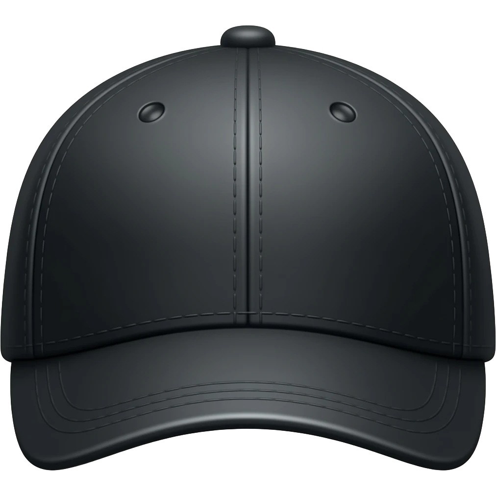 FLAT CAP BLACK Newsboy Cap emoji