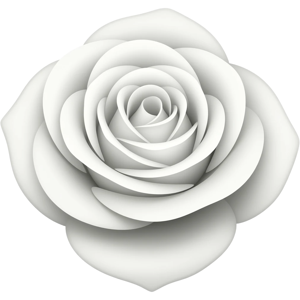 White rose emoji