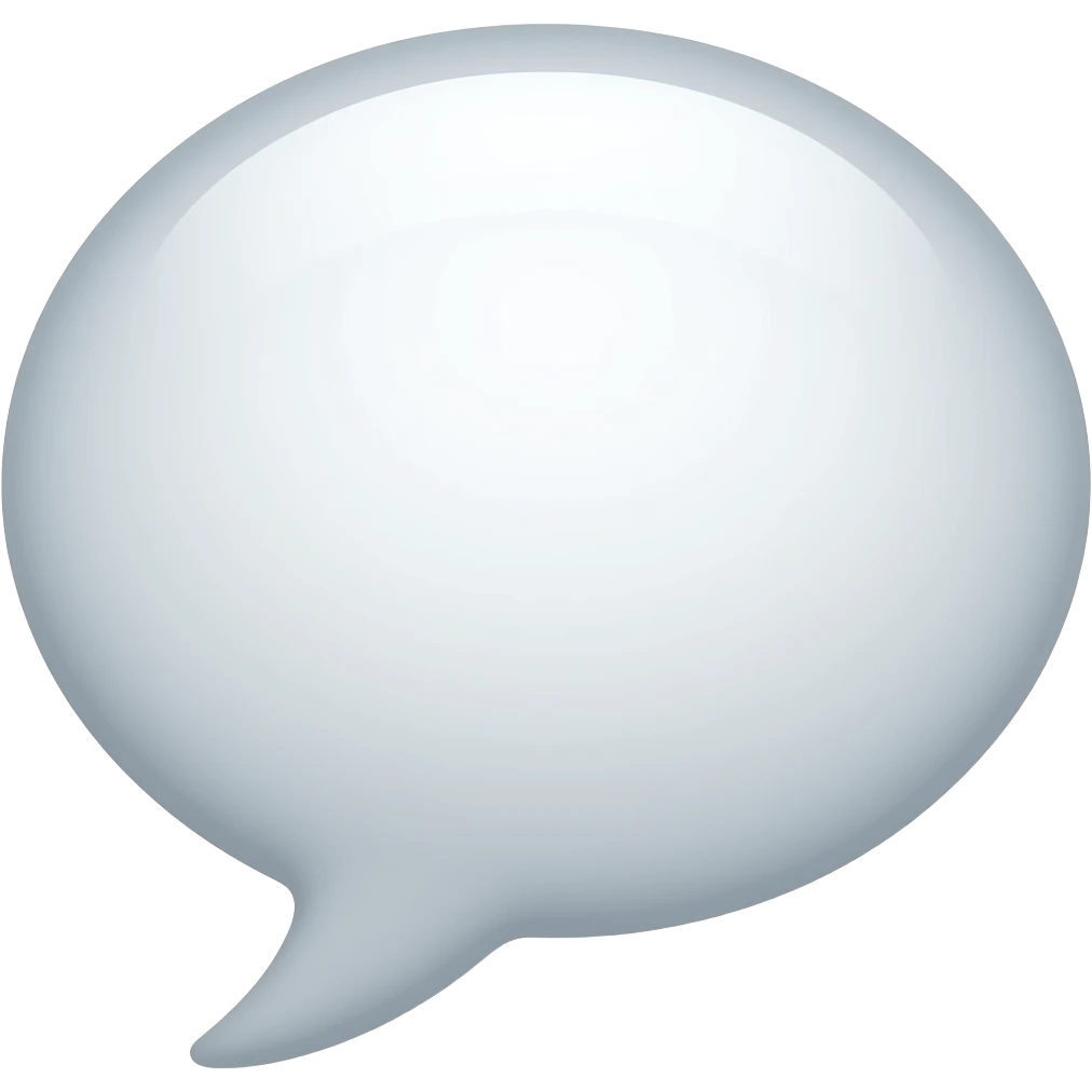 Speech bubble emoji
