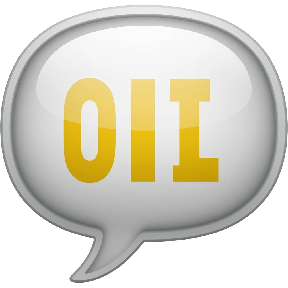 Speech bubble emoji