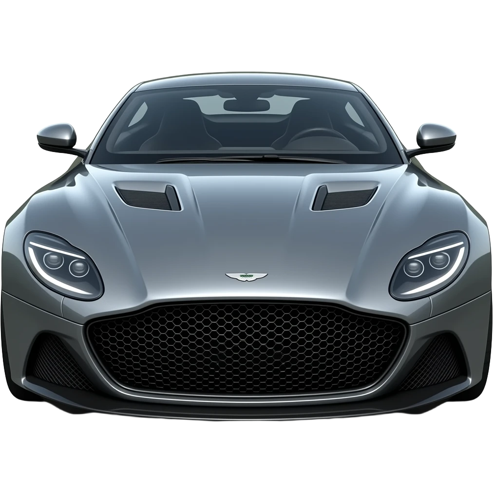 aston martin dbs, highly detailed hyper realistic emoji