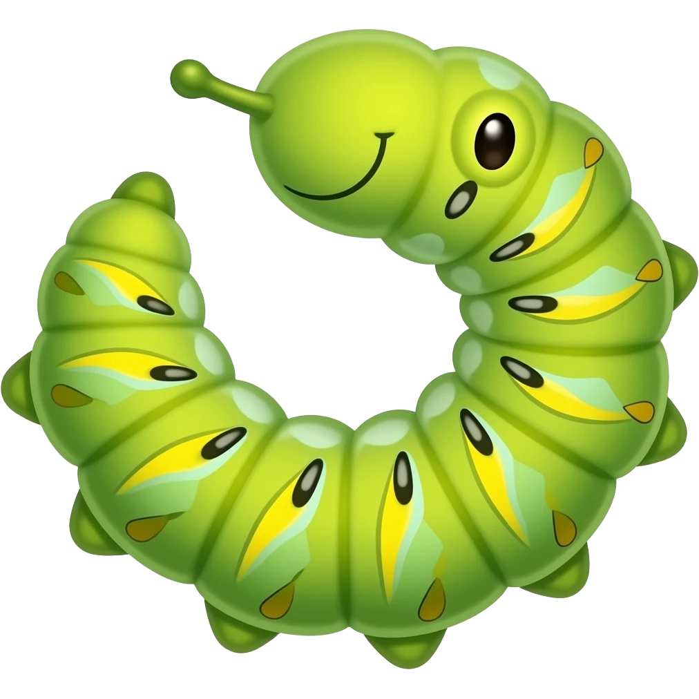 Caterpillar emoji