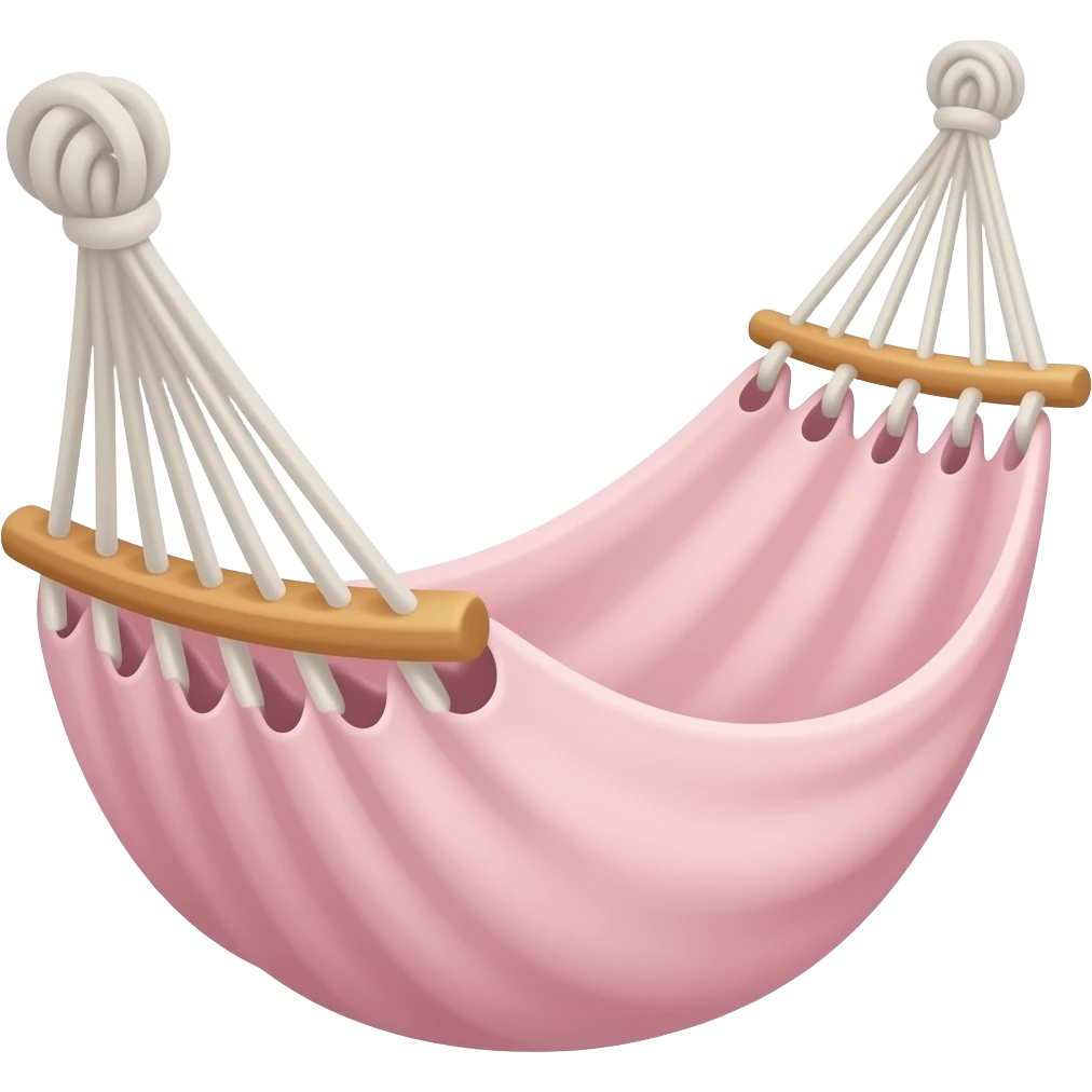 light pink hammock emoji