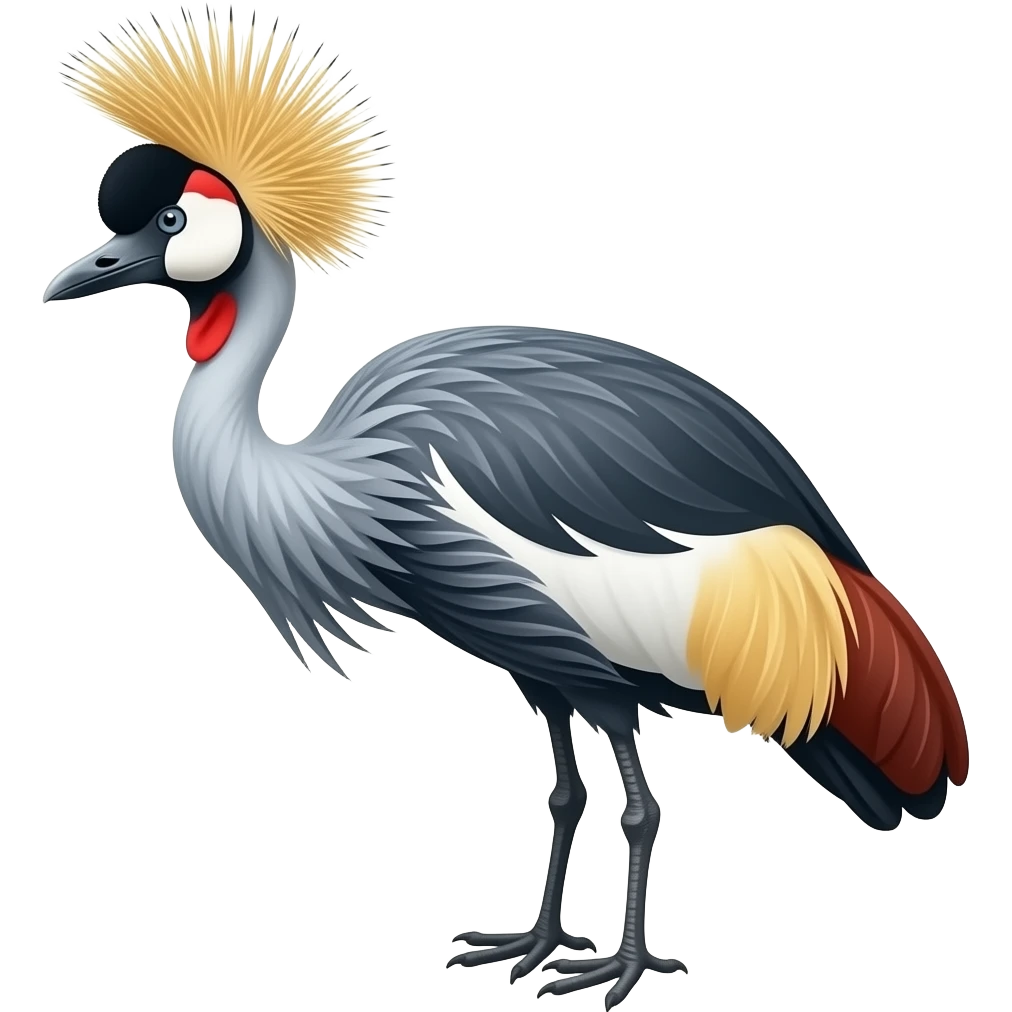 Crested Crane emoji