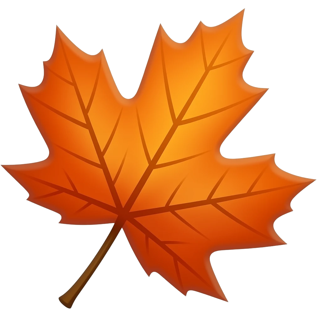 Maple leaf emoji