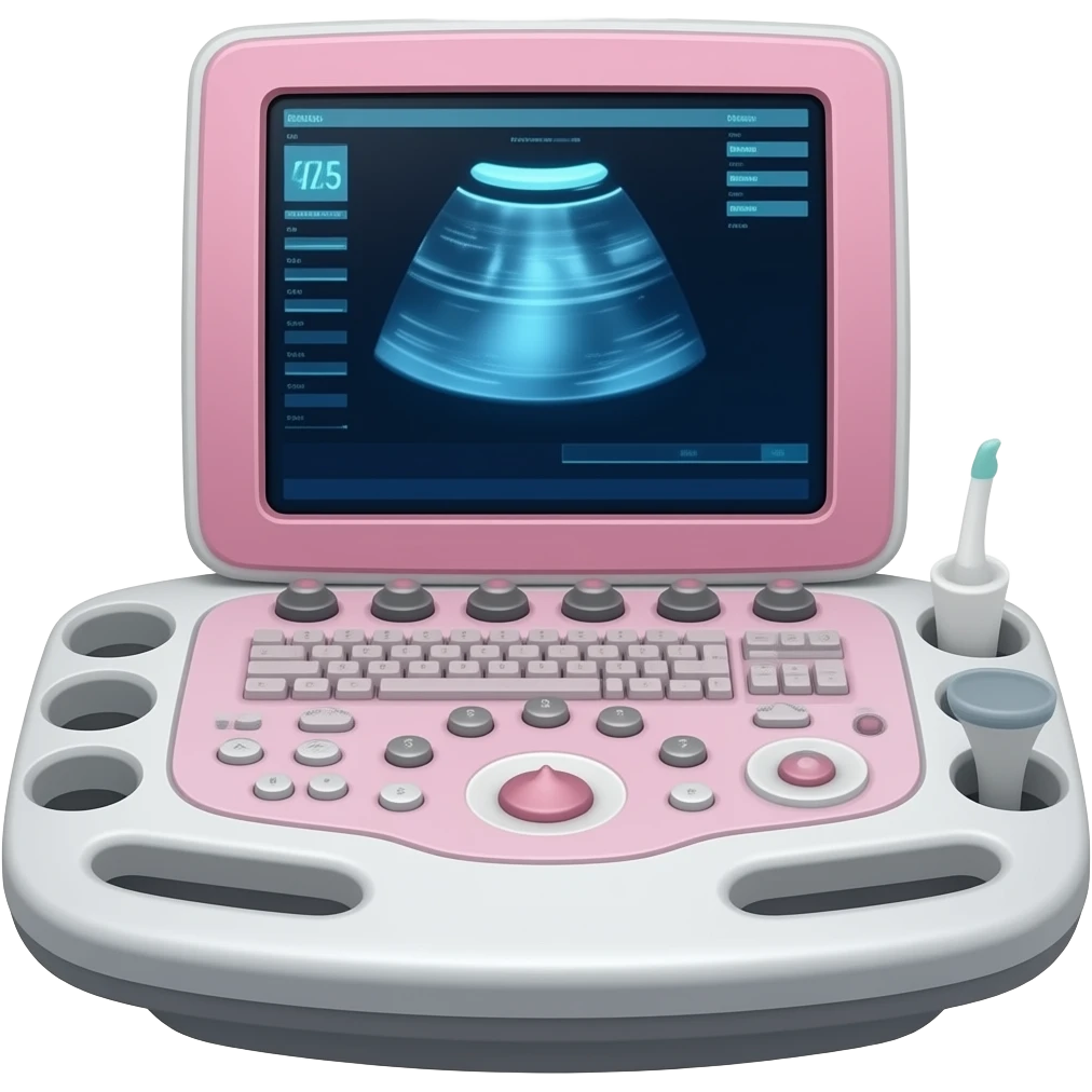 Ultrasound machine pink emoji