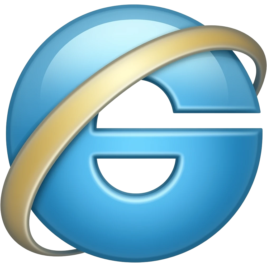 INTERNET EXPLORER logo emoji