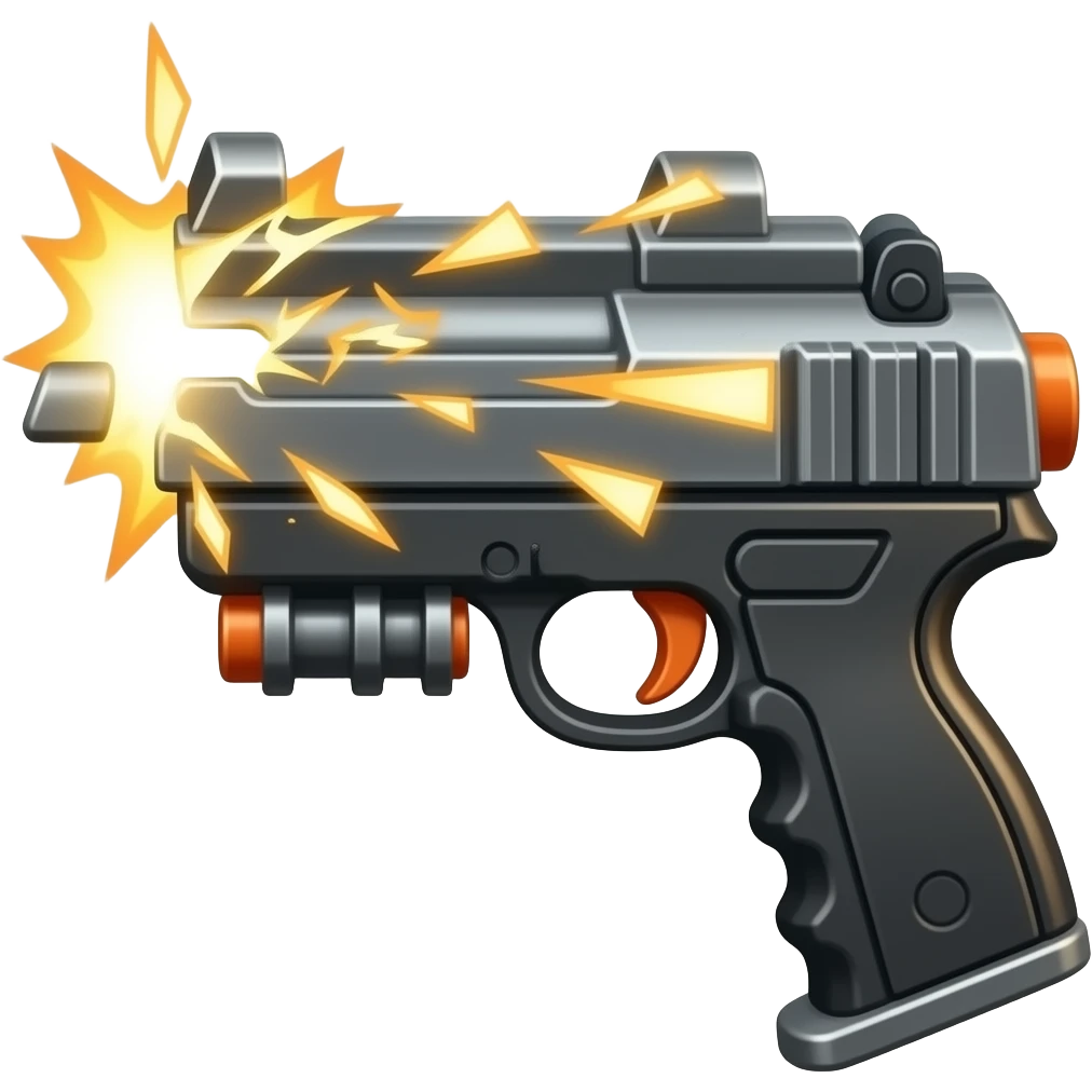 Dimension shattering energy gun emoji