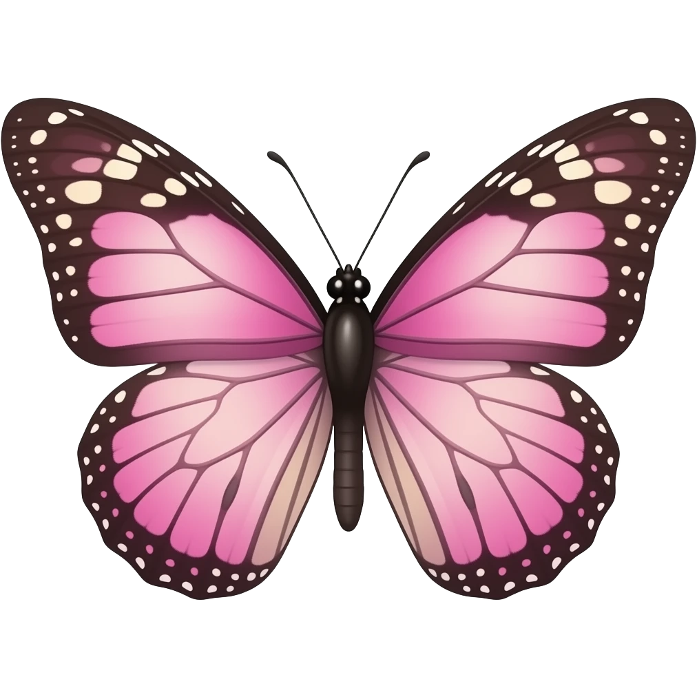 پروانه صورتی emoji