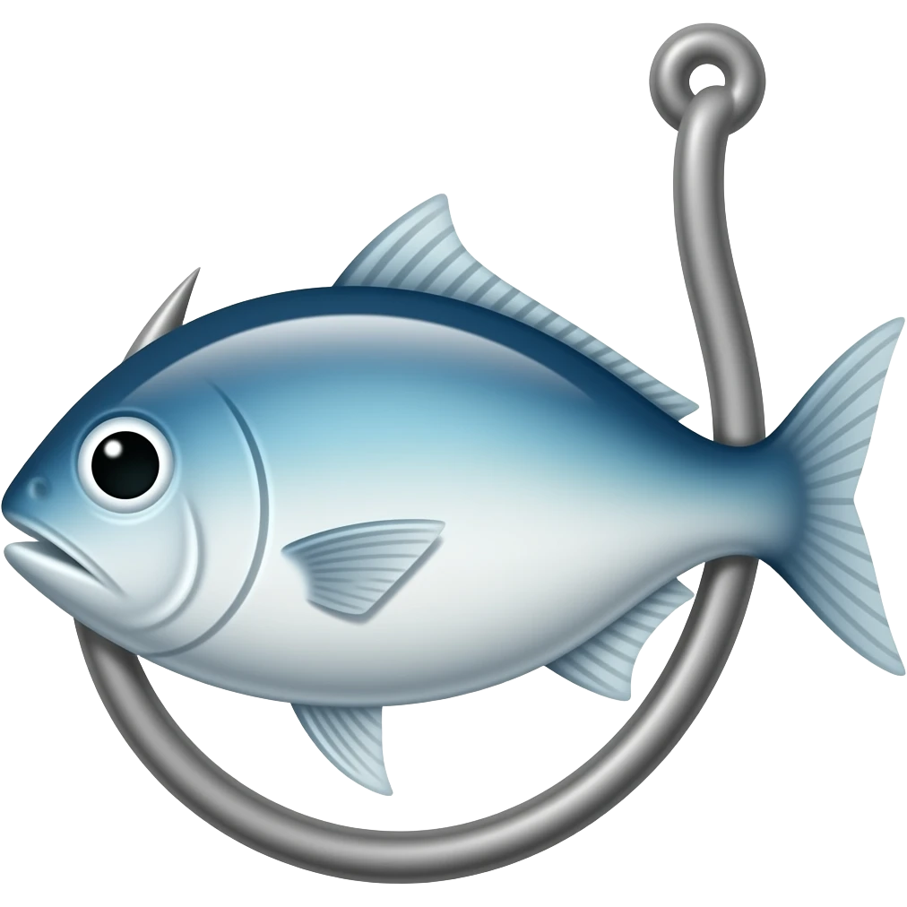 Fishhook emoji