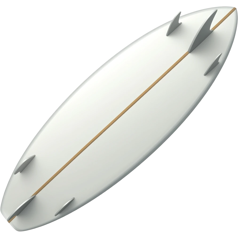 plain surfboard 3/4 emoji