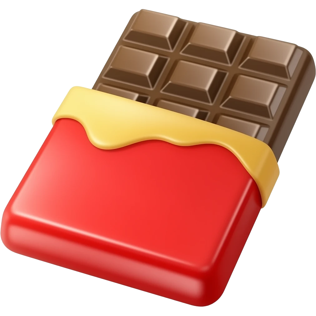 Emoji Red Chocolate emoji