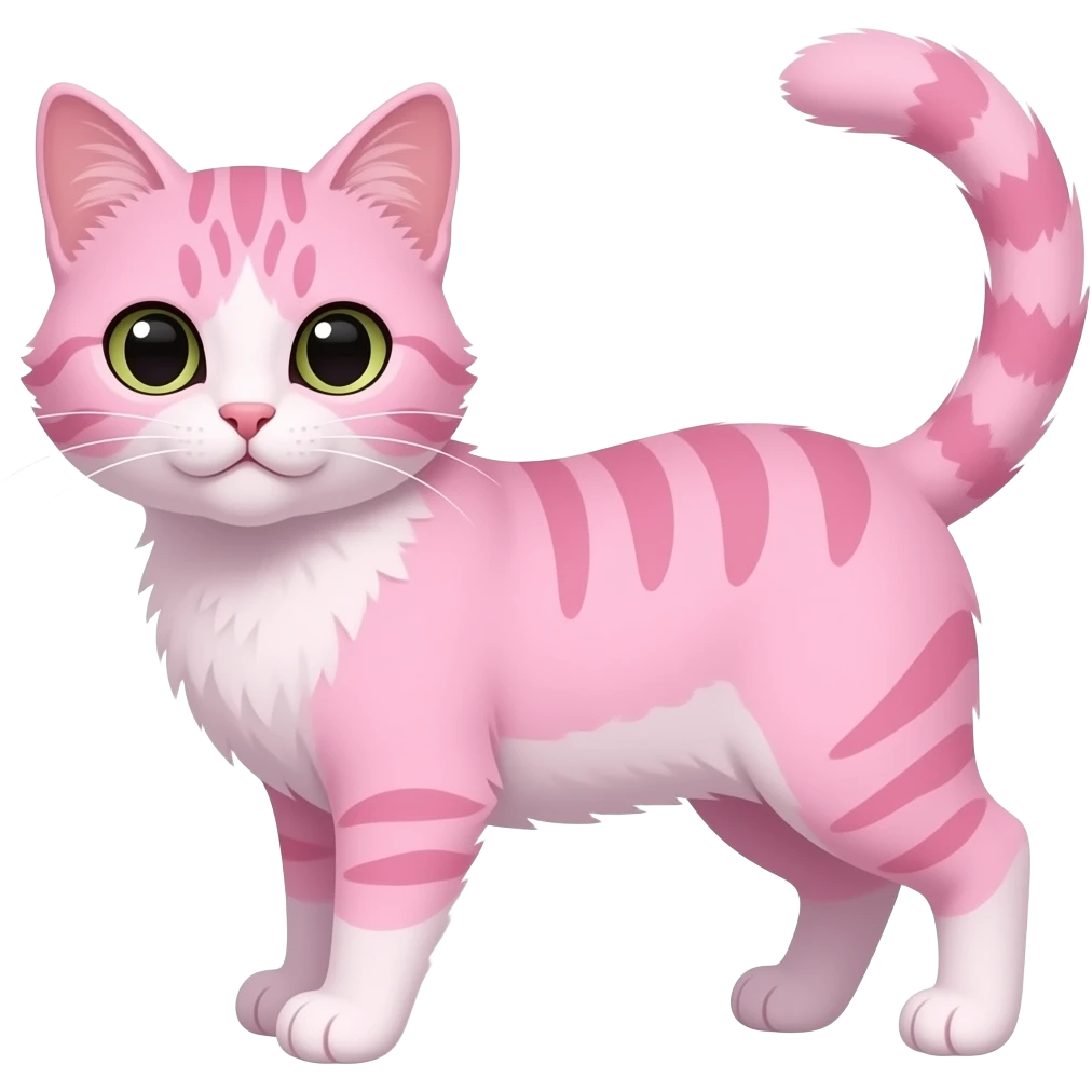 Pink Cherry cat emoji
