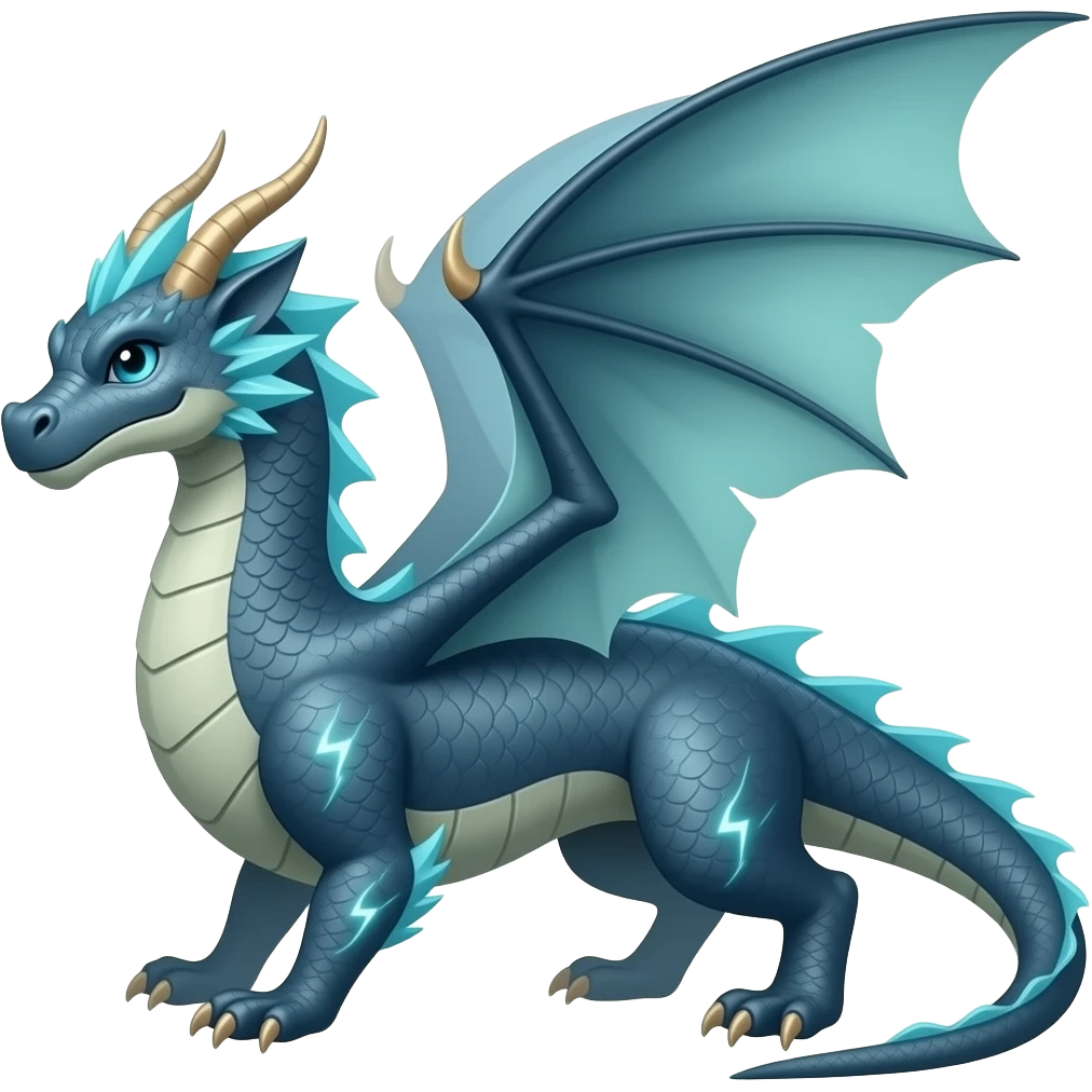 Lightning dragon emoji