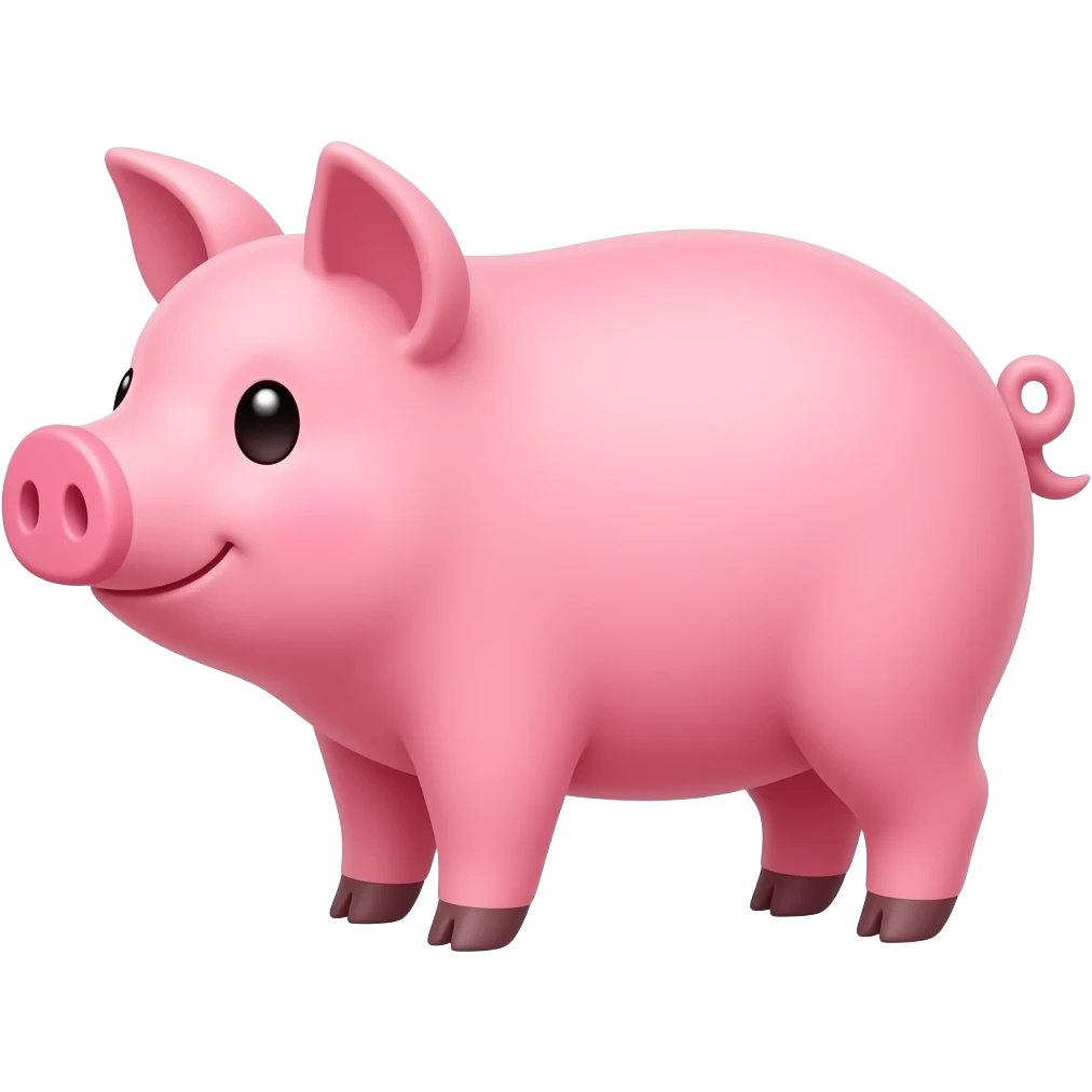 pink pig emoji