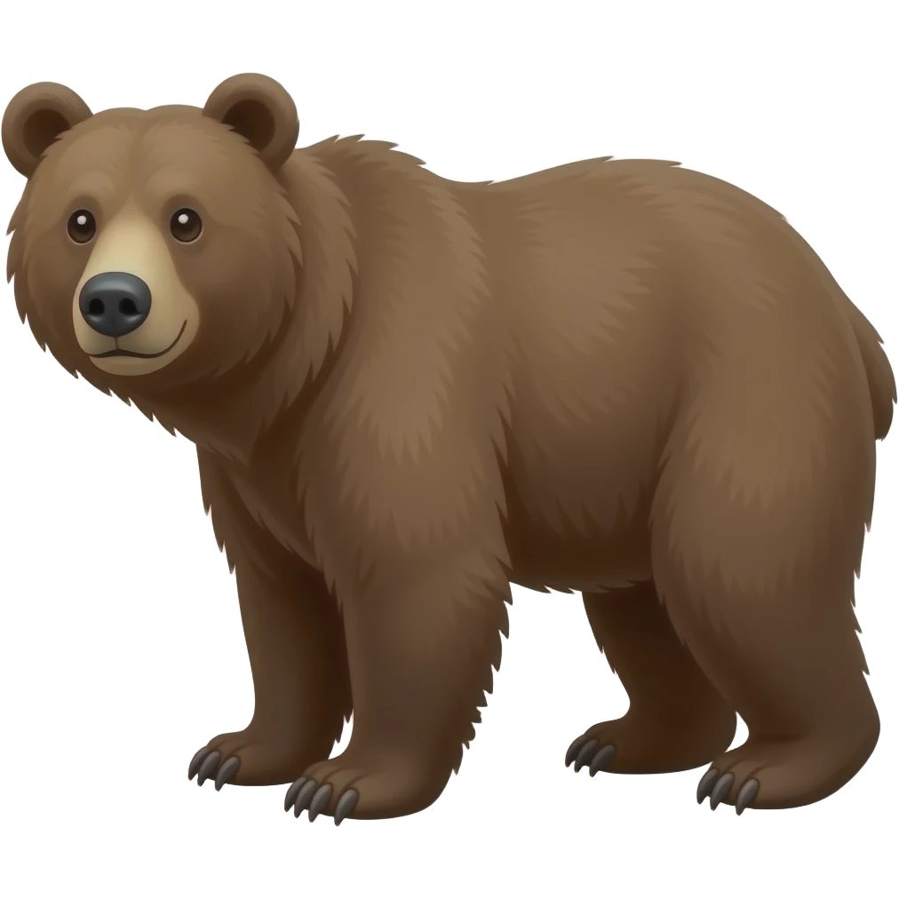 brown bear emoji