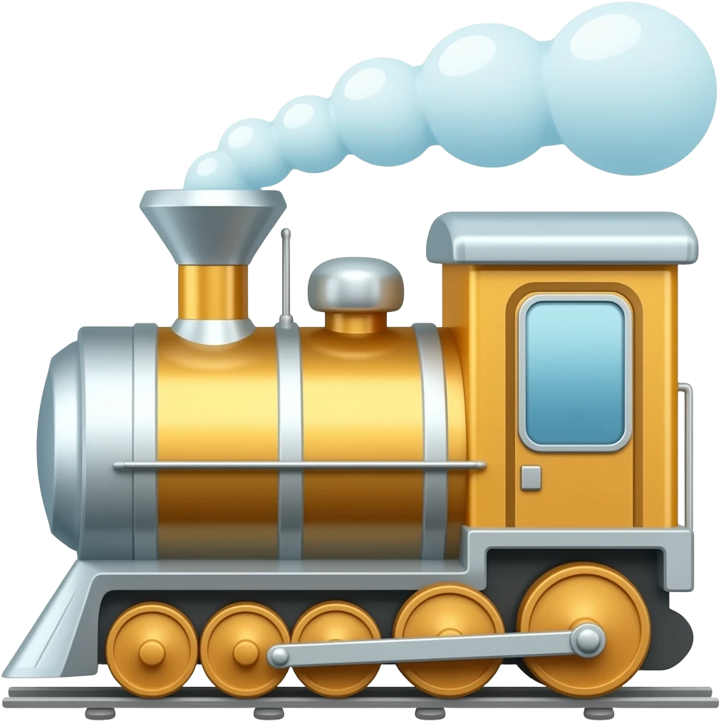 Soapy train emoji
