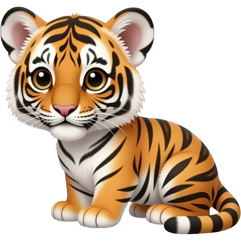Tiger cub cute emoji