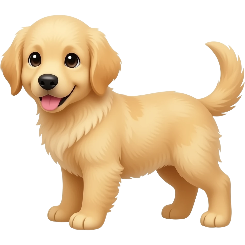 puppy Golden Retriever emoji
