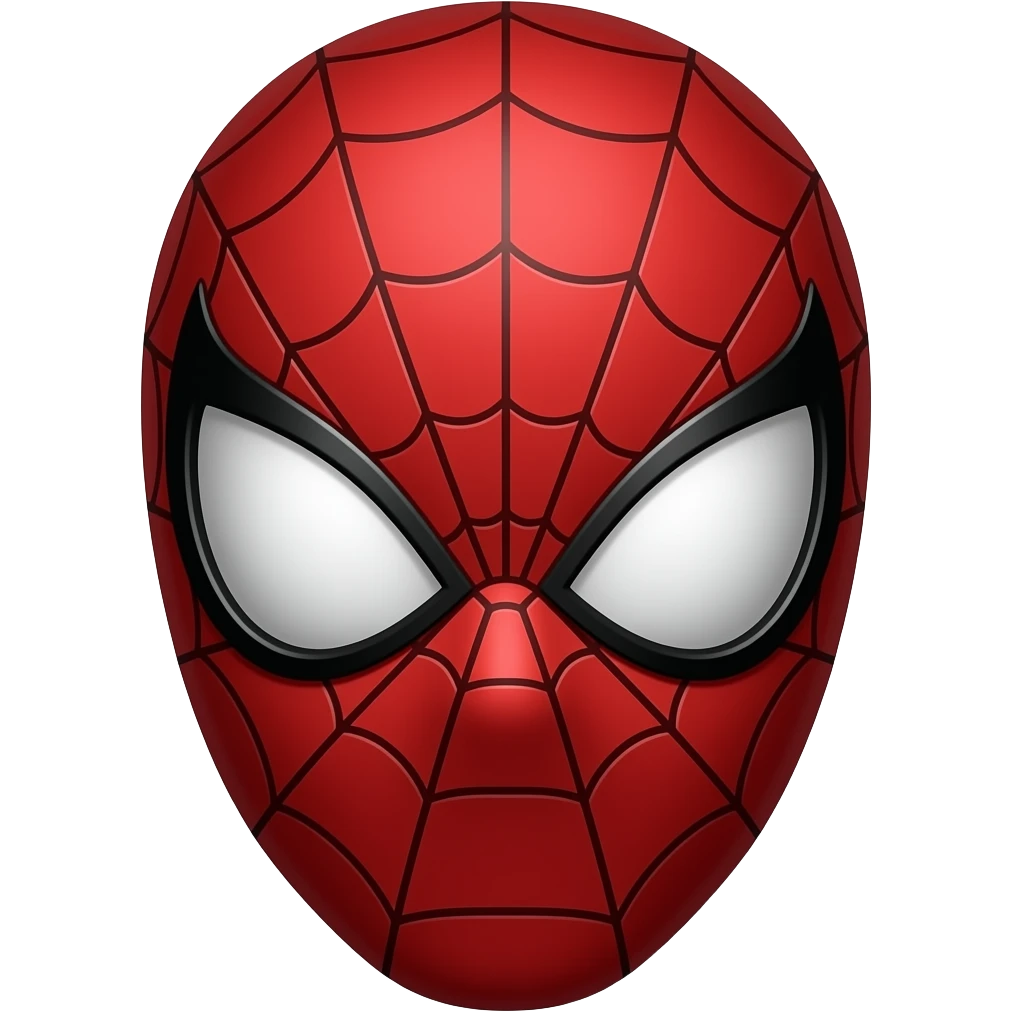 Make spiderman mask emoji emoji