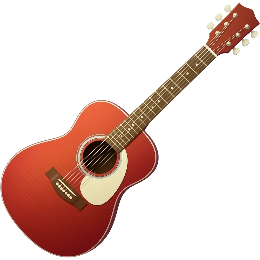 red gittar emoji