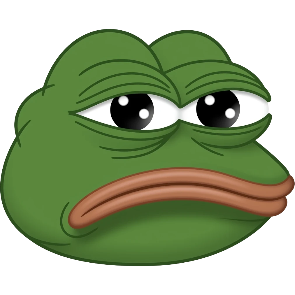 pepe the frog meme dark evil demonic emoji | AI Emoji Generator