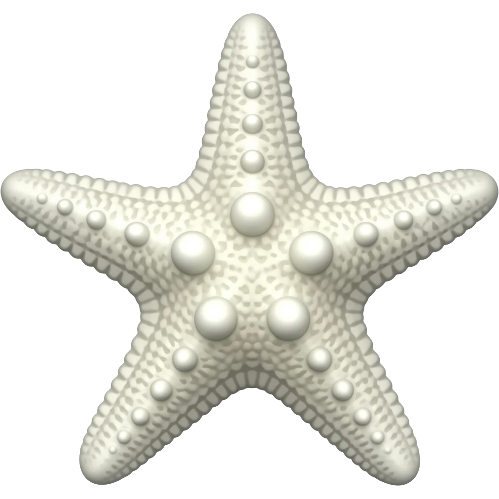 White starfish emoji