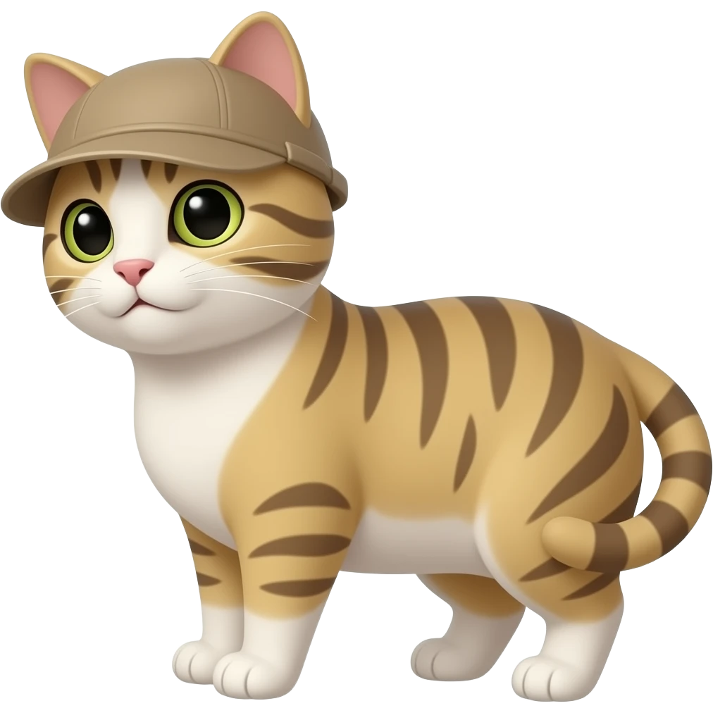 A cât with a emoji