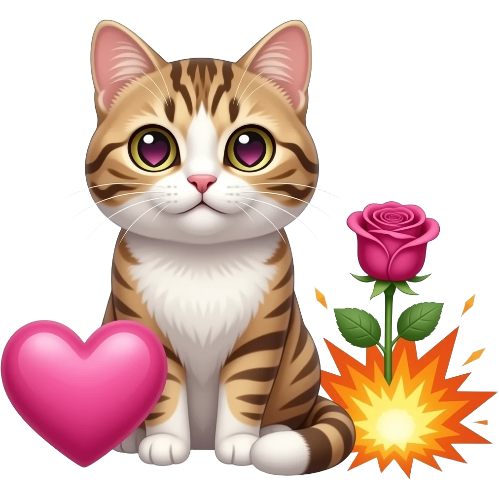 🩷🌹💥😻 emoji