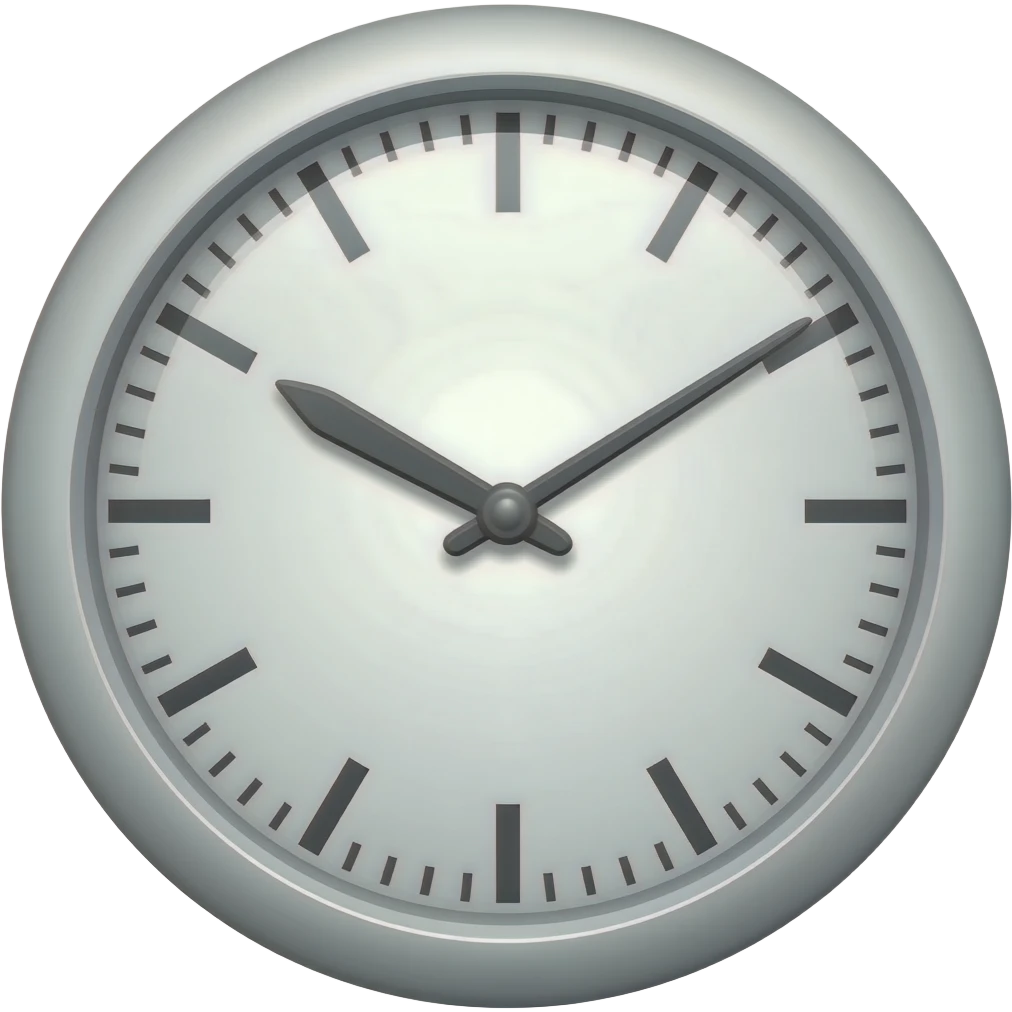 CLOCK emoji