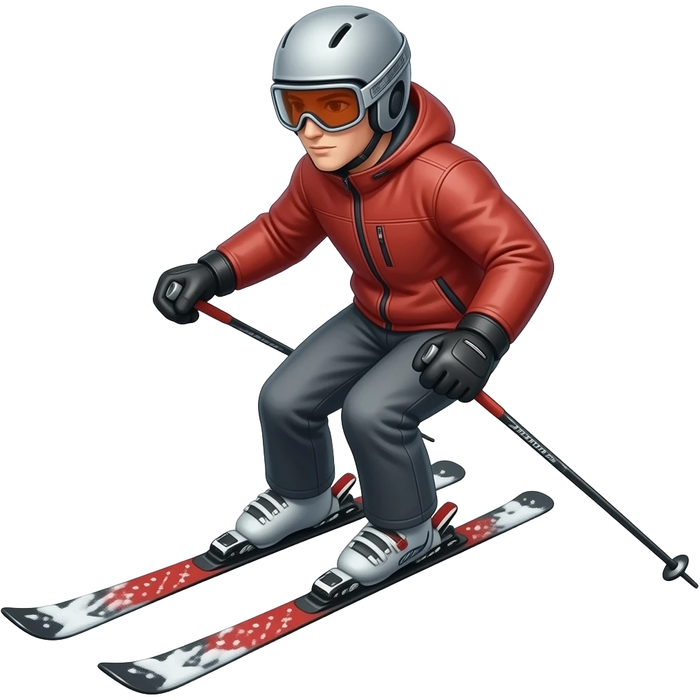 downhill skier emoji