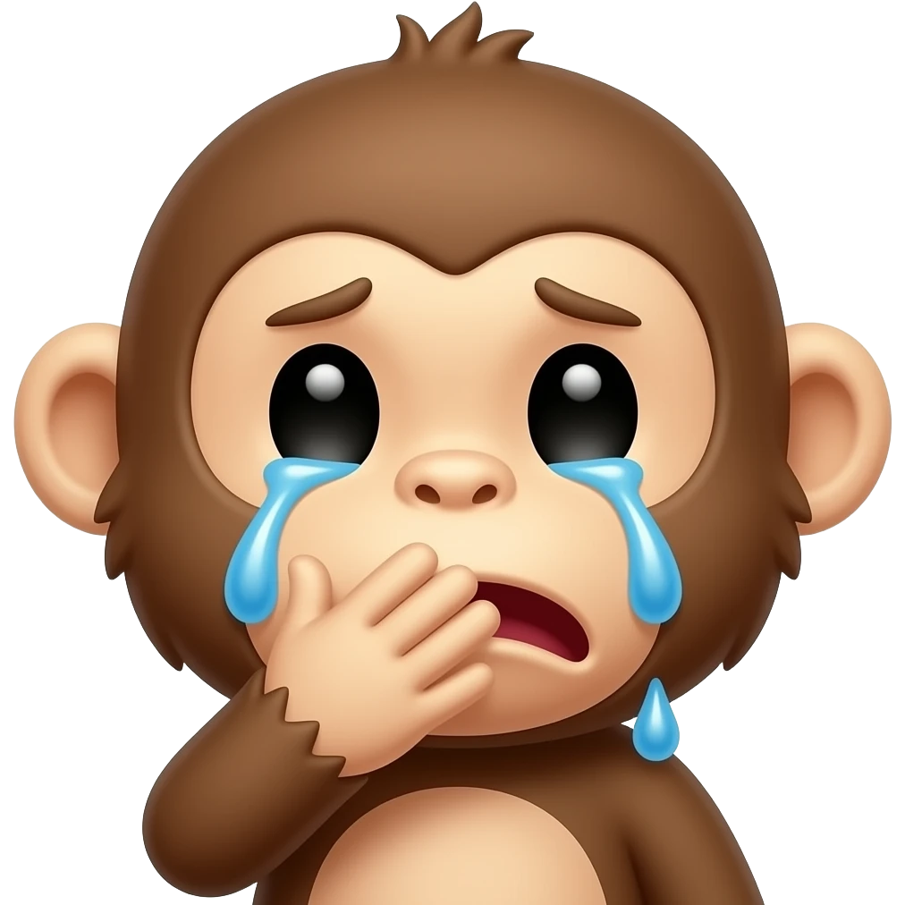 🐵😭🫨🖕🍐 emoji