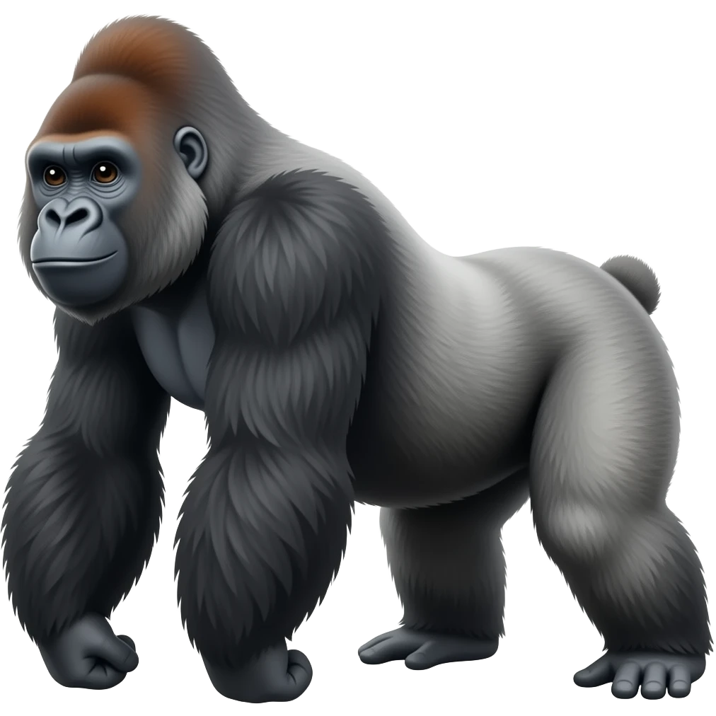 Gorilla train emoji