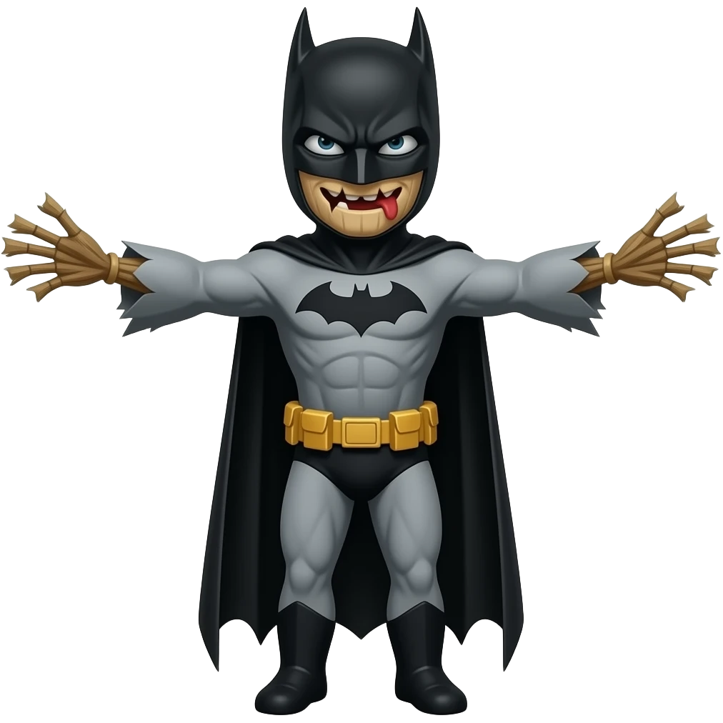 Batman scarecrow emoji
