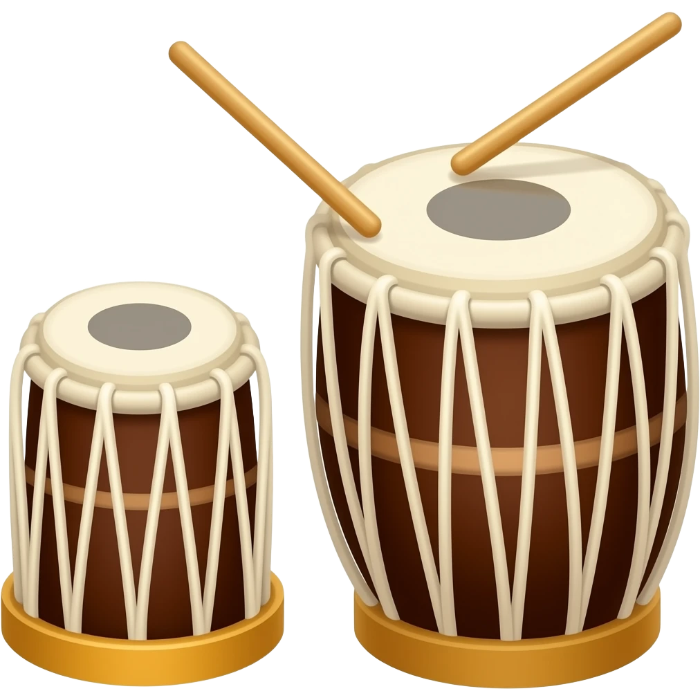 Bajti hui dholak emoji
