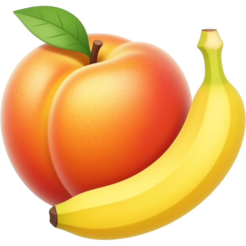 🍑🍌 emoji