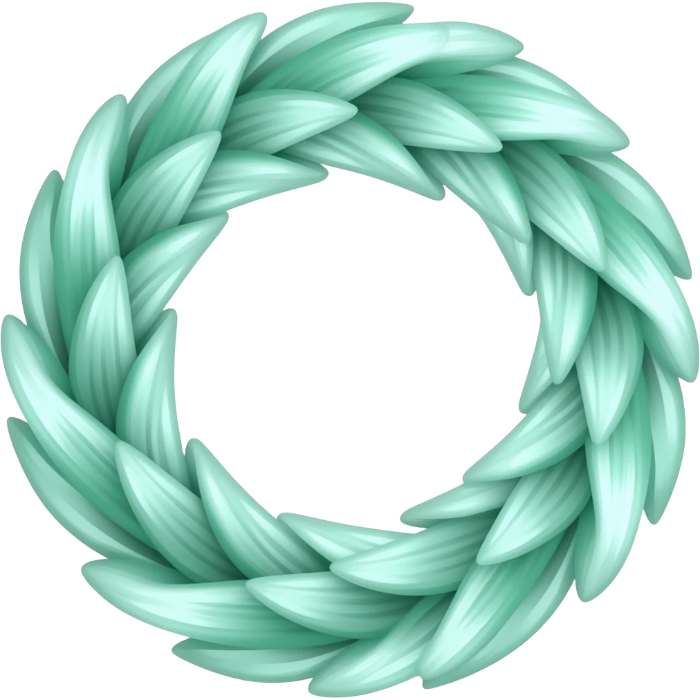 Mint circlet emoji