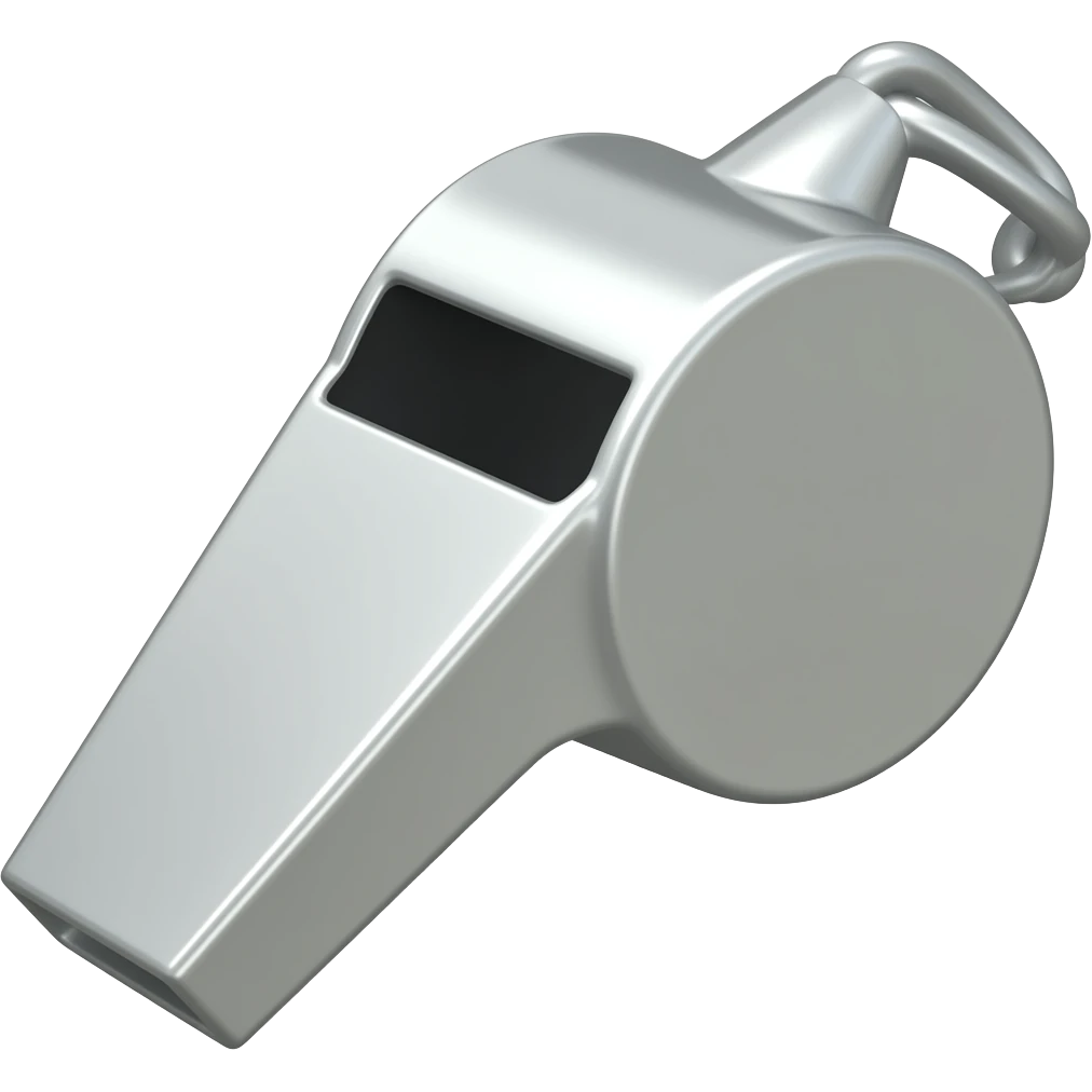 Whistle emoji