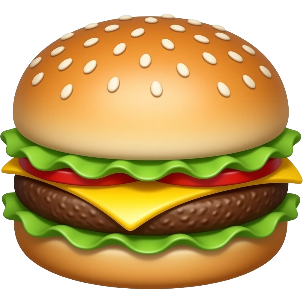 softball burger emoji