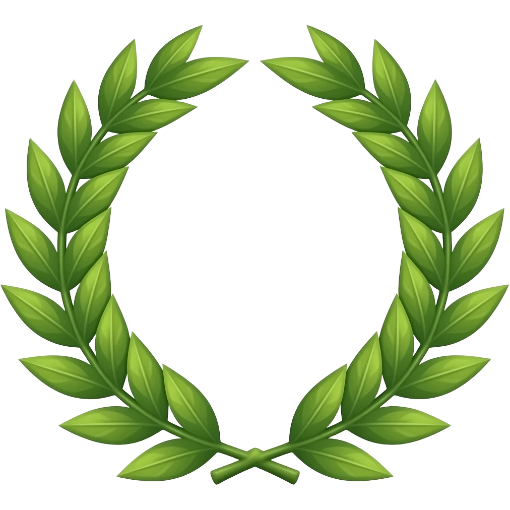 Laurel wreath emoji