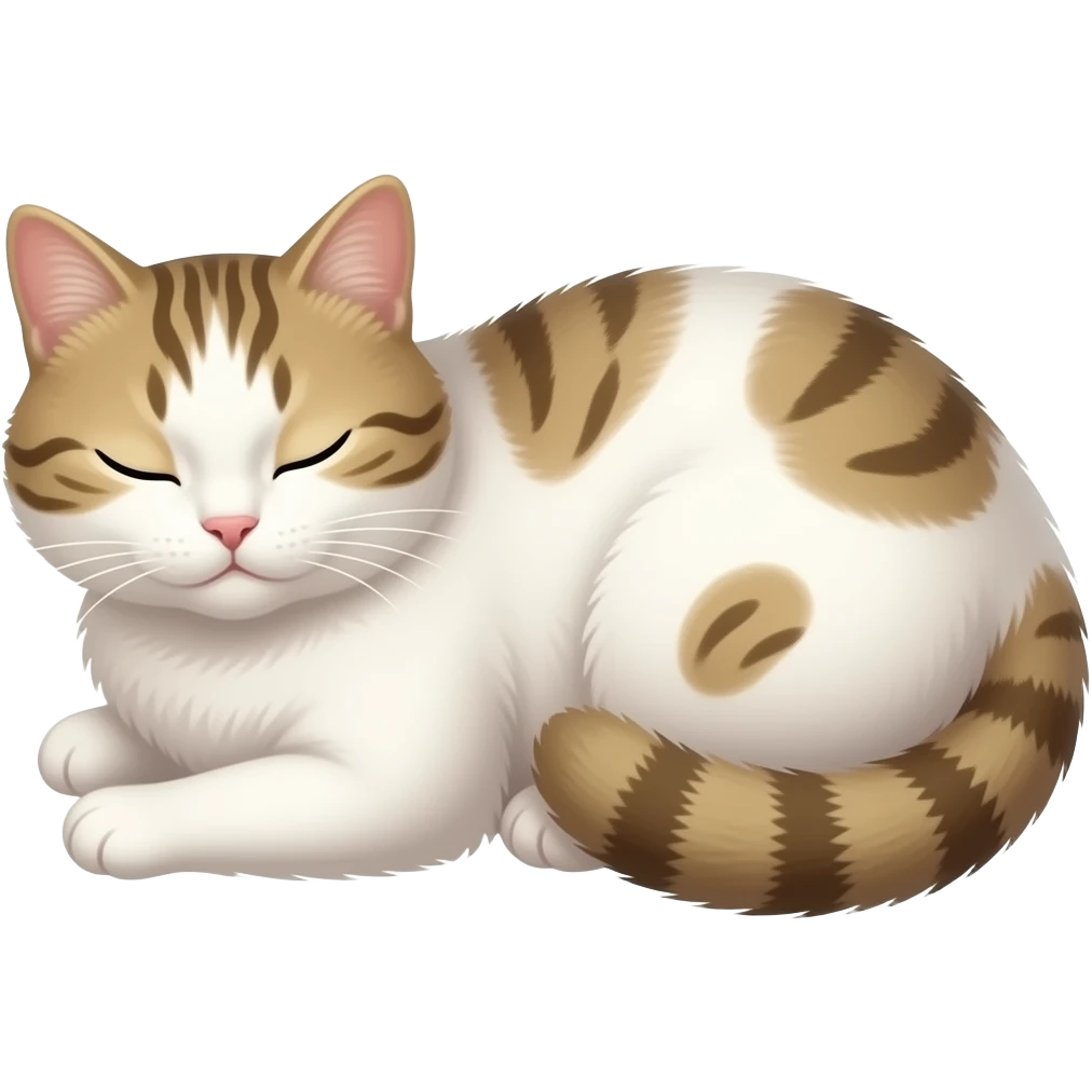 cat sleepeng emoji