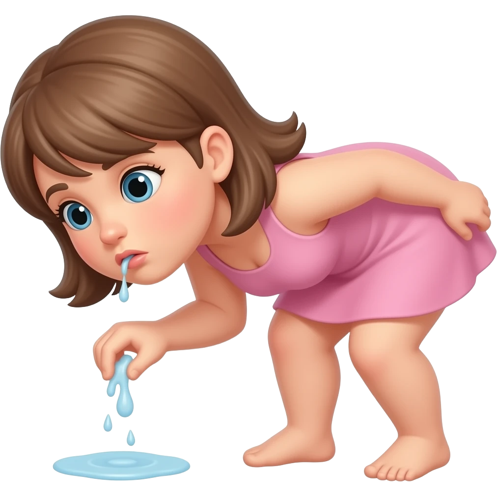 Frau pisst emoji