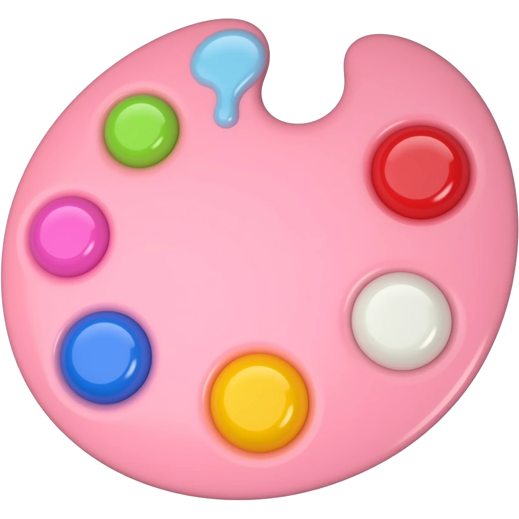 pink palette emoji