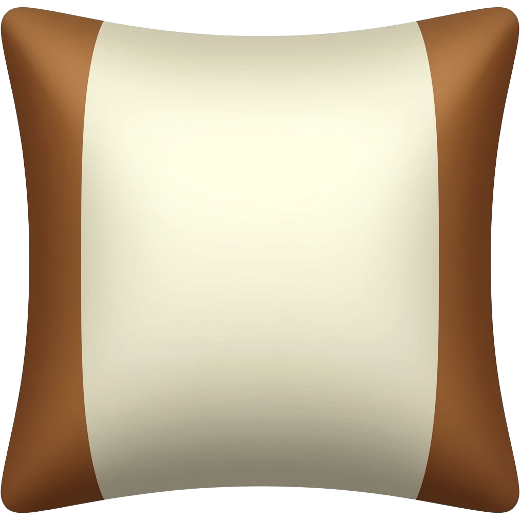 pillow with brown boundary emoji
